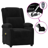 Fauteuil électrique de massage Noir Velours