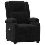 Fauteuil électrique de massage Noir Velours