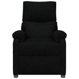Fauteuil électrique de massage Noir Tissu