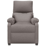 Fauteuil électrique de massage Taupe Tissu