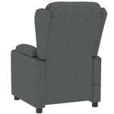 Fauteuil inclinable électrique Gris foncé Tissu