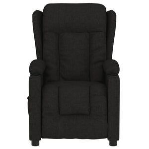 Fauteuil inclinable électrique Noir Tissu