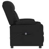 Fauteuil inclinable électrique Noir Similicuir