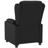 Fauteuil inclinable électrique Noir Similicuir