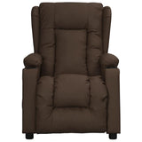 Fauteuil de massage électrique Marron Similicuir