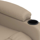 Fauteuil de massage électrique Cappuccino Similicuir