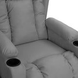 Fauteuil de massage électrique Gris Similicuir