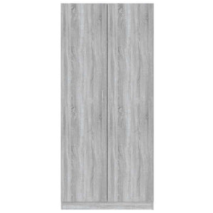 Garde-robe Sonoma gris 90x52x200 cm Bois d'ingénierie