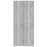 Garde-robe Sonoma gris 90x52x200 cm Bois d'ingénierie