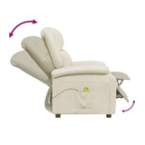 Fauteuil de massage Crème Similicuir