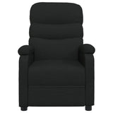 Fauteuil inclinable Noir Tissu