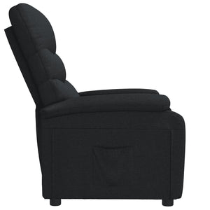 Fauteuil inclinable Noir Tissu