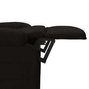 Fauteuil inclinable Noir Tissu