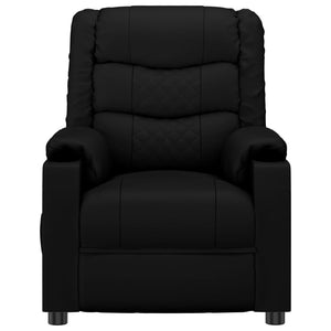 Fauteuil inclinable Noir Similicuir