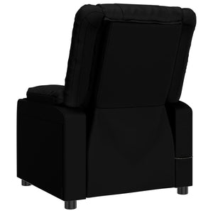 Fauteuil inclinable Noir Similicuir