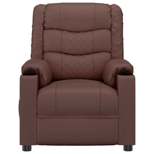 Fauteuil inclinable Marron Similicuir