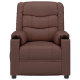 Fauteuil inclinable Marron Similicuir