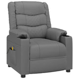 Fauteuil de massage Gris Similicuir