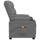 Fauteuil de massage Gris Similicuir
