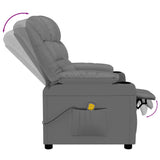 Fauteuil de massage Gris Similicuir