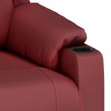 Fauteuil de massage Rouge bordeaux Similicuir