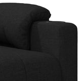 Fauteuil inclinable Noir Tissu