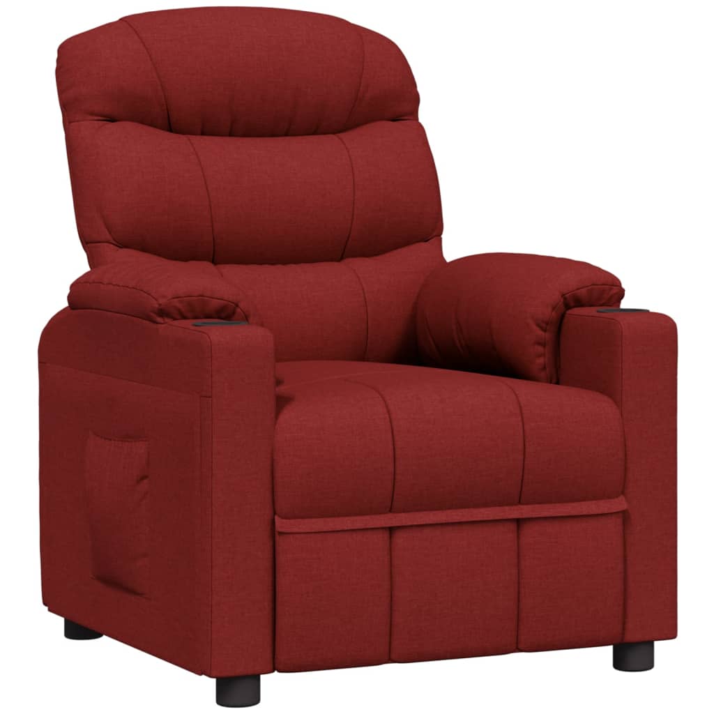 Fauteuil inclinable Rouge bordeaux Tissu