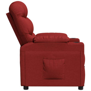 Fauteuil inclinable Rouge bordeaux Tissu