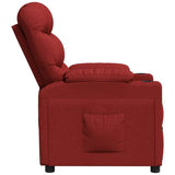 Fauteuil inclinable Rouge bordeaux Tissu