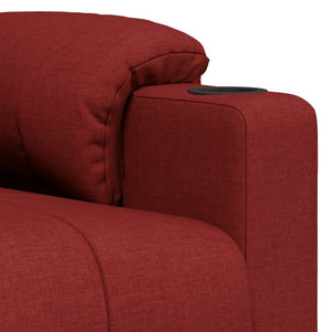 Fauteuil inclinable Rouge bordeaux Tissu