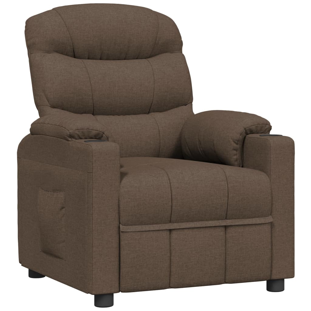 Fauteuil inclinable Marron Tissu