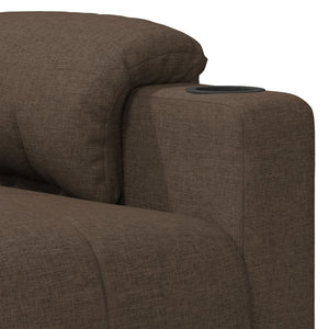 Fauteuil inclinable Marron Tissu