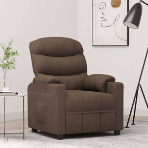 Fauteuil inclinable Marron Tissu