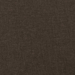 Fauteuil inclinable en tissu marron foncé