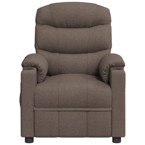 Fauteuil inclinable Taupe Tissu