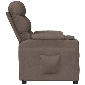 Fauteuil inclinable Taupe Tissu
