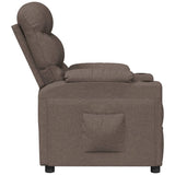 Fauteuil inclinable Taupe Tissu