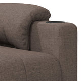 Fauteuil inclinable Taupe Tissu
