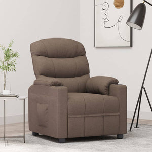 Fauteuil inclinable Taupe Tissu