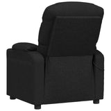 Fauteuil de massage Noir Tissu
