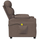 Fauteuil de massage Taupe Tissu