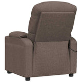 Fauteuil de massage Taupe Tissu