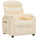 Fauteuil de massage Crème Tissu