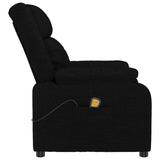 Fauteuil de massage Noir Tissu