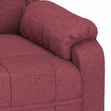 Fauteuil de massage Rouge bordeaux Tissu