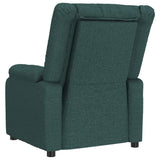 Fauteuil de massage Vert foncé Tissu