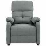 Fauteuil de massage Gris foncé Tissu