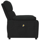 Fauteuil de massage Noir Tissu