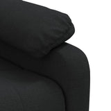 Fauteuil de massage Noir Tissu