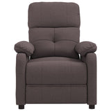 Fauteuil de massage Marron foncé Tissu